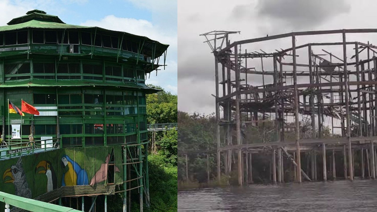 No momento, você está visualizando Depois de destruído, justiça decreta falência do “lendário” Hotel Ariaú