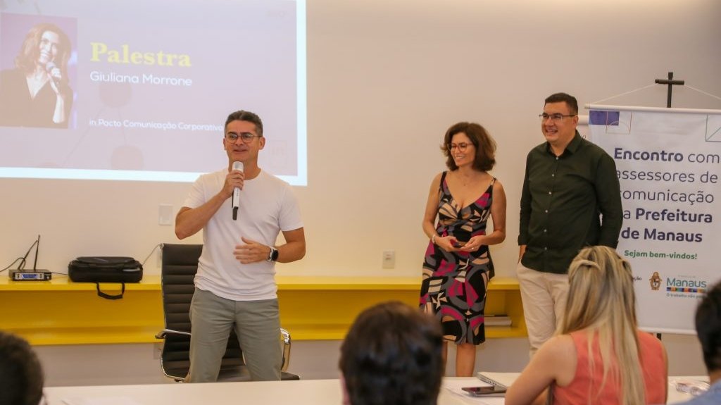 No momento, você está visualizando Palestra da jornalista Giuliana Morrone encerra encontro com assessores da Prefeitura de Manaus