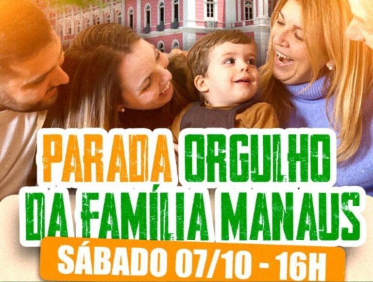 Leia mais sobre o artigo Pastor José Carlos Porto da Silva, líder da Base Cristã do AM e a empresária Rosana da Frota promovem 1° parada orgulho da família de Manaus