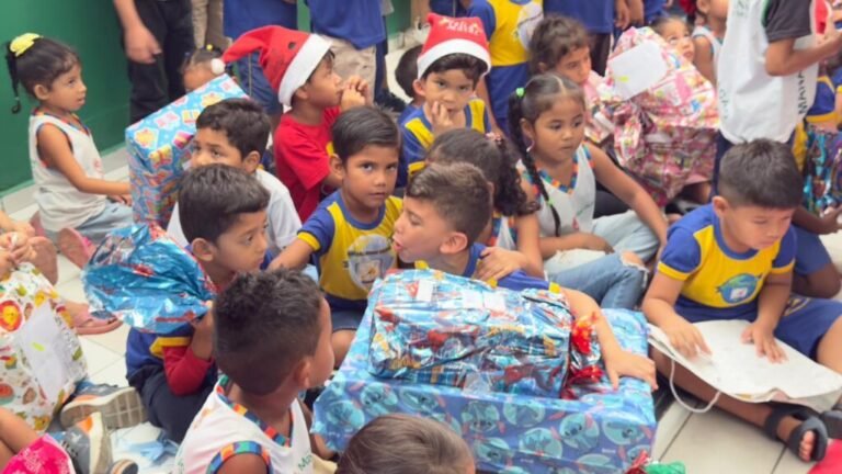 Leia mais sobre o artigo TCE-AM transforma Natal de 286 crianças com gestos de afeto e solidariedade