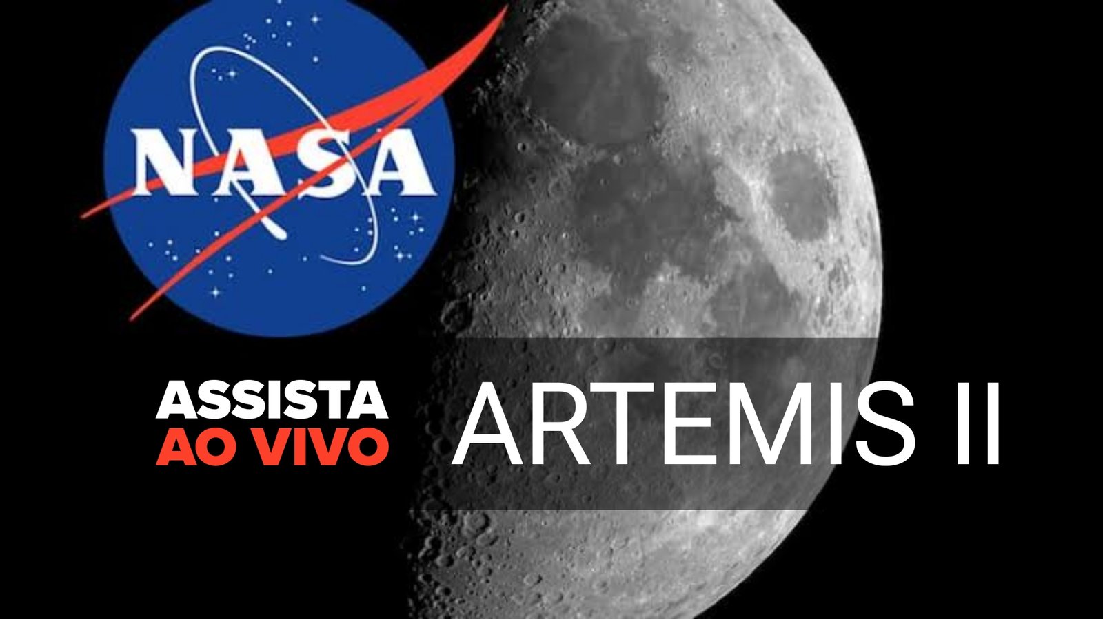 No momento, você está visualizando Assista Artemis 2 voar pelo espaço em tempo real com a transmissão da NASA